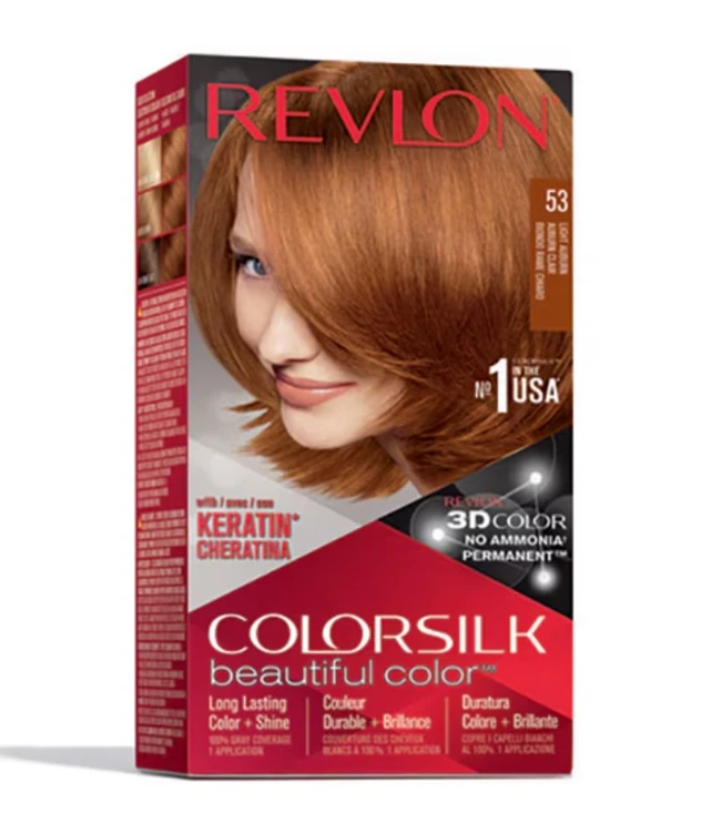 Vopsea Par Revlon Color Silk LIGHT AUBURN 53